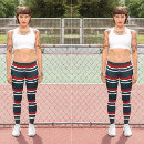 Search for retro leggings Red
