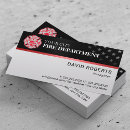 Search for fire safety business cards Fireman
