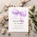 Search for purple 18th birthday invitations Elegant