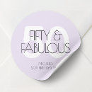 Search for fifty stickers Fiftieth birthday party