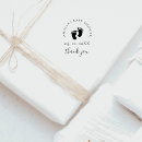 Search for baby shower rubber stamps Thank you