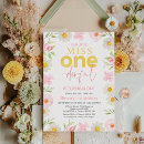 Search for spring 1st birthday invitations Floral