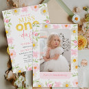Search for miss onederful birthday invitations Baby girl