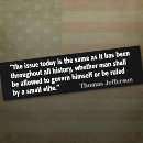 Search for issue bumper stickers Quote