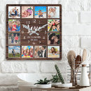 Search for dark wood clocks Photo collage
