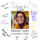 Search for graduation autograph posters College graduation message keepsake