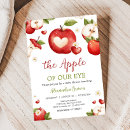 Search for apple baby shower invitations Autumn