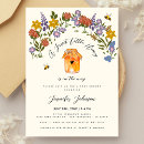 Search for vintage bee invitations Gender neutral