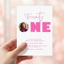 Search for bold birthday invitations Twenty one