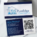 Search for residential cleaning services business cards Housekeeping