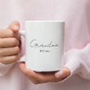 Search for 1st time grandma mugs Grandma est 2025