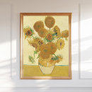 Search for vintage sunflower posters Vincent van gogh