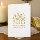 Search for amdg Ad majorem dei gloriam