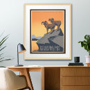 Search for vintage wildlife posters National park