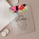 Search for square 50th birthday invitations Adult birthday party