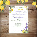 Search for lemon lavender invitations Floral