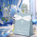 Search for dusty blue favour boxes Religious