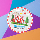 Search for big top circus stickers Party