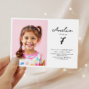 Search for 7 year old birthday invitations Seven years old