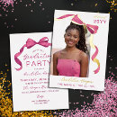 Search for glam graduation invitations Girly