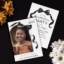 Search for glam graduation invitations Girly