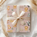 Search for jungle safari wrapping paper Lion