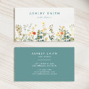 Search for hippie business cards Floral
