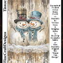 Search for christmas decoupage tissue paper Snowman