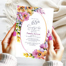 Search for surprise 65th birthday invitations 65 years old