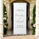 Search for welcome wedding banners Modern simple