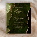 Search for olive green gold wedding invitations Elegant
