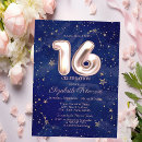 Search for sky blue sweet 16 invitations Elegant