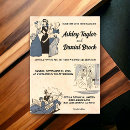 Search for 50s square invitations Whimsical