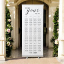 Search for seating chart banners Black and white