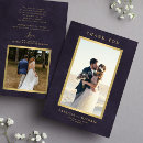 Search for purple wedding thank you cards Typography