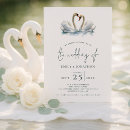 Search for swan wedding invitations Modern