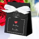 Search for black ribbon favour boxes Modern