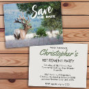 Search for retirement save the dates Typography