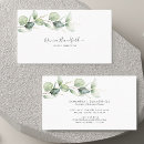 Search for watercolor business cards Foliage