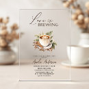 Search for coffee square invitations Love is brewing