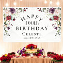 Search for red birthday party banners For her