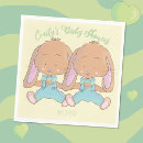 Search for bunny baby shower napkins Bunnies