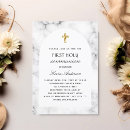 Search for black white first communion invitations Girl