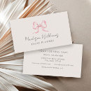 Search for bow business cards Stylish