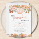 Search for autumn floral baby shower invitations Fall