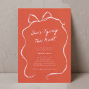 Search for tying the knot bridal shower invitations Whimsical