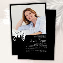 Search for black and white 40th birthday invitations Minimal