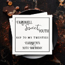 Search for funeral napkins Rip 20s