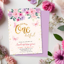 Search for miss onederful invitations Soft pastel greenery pretty