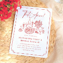 Search for wine bridal shower invitations Love and pizza